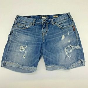 Silver Jean Sammy Shorts Size Small. Waist 29 in